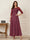 A-Line/Princess Scoop Half Sleeves Ankle-Length Mother of the Bride Dresses with Appliques