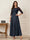 A-Line/Princess Scoop Half Sleeves Ankle-Length Mother of the Bride Dresses with Appliques