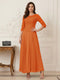 A-Line/Princess Scoop Half Sleeves Ankle-Length Mother of the Bride Dresses with Appliques