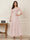 A-Line/Princess Scoop Half Sleeves Ankle-Length Mother of the Bride Dresses with Appliques
