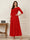 A-Line/Princess Scoop Half Sleeves Ankle-Length Mother of the Bride Dresses with Appliques