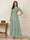 A-Line/Princess Scoop Half Sleeves Ankle-Length Mother of the Bride Dresses with Appliques