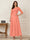 A-Line/Princess Scoop Half Sleeves Ankle-Length Mother of the Bride Dresses with Appliques