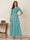A-Line/Princess Scoop Half Sleeves Ankle-Length Mother of the Bride Dresses with Appliques