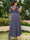 A-Line/Princess Sheer Neck Half Sleeves Long Plus Size Evening Dresses with Appliques