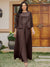 Lace Chiffon Square Neck 3/4 Sleeves 3 Pieces Plus Size Pantsuits with Appliques & Jacket