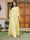 Lace Chiffon Square Neck 3/4 Sleeves 3 Pieces Plus Size Pantsuits with Appliques & Jacket