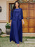 Lace Chiffon Square Neck 3/4 Sleeves 3 Pieces Plus Size Pantsuits with Appliques & Jacket