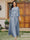 Lace Chiffon Square Neck 3/4 Sleeves 3 Pieces Plus Size Pantsuits with Appliques & Jacket