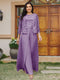 Lace Chiffon Square Neck 3/4 Sleeves 3 Pieces Plus Size Pantsuits with Appliques & Jacket