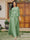 Lace Chiffon Square Neck 3/4 Sleeves 3 Pieces Plus Size Pantsuits with Appliques & Jacket