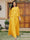 Lace Chiffon Square Neck 3/4 Sleeves 3 Pieces Plus Size Pantsuits with Appliques & Jacket
