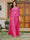 Lace Chiffon Square Neck 3/4 Sleeves 3 Pieces Plus Size Pantsuits with Appliques & Jacket