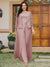 Lace Chiffon Square Neck 3/4 Sleeves 3 Pieces Plus Size Pantsuits with Appliques & Jacket