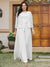 Lace Chiffon Square Neck 3/4 Sleeves 3 Pieces Plus Size Pantsuits with Appliques & Jacket