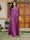 Lace Chiffon Square Neck 3/4 Sleeves 3 Pieces Plus Size Pantsuits with Appliques & Jacket