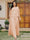 Lace Chiffon Square Neck 3/4 Sleeves 3 Pieces Plus Size Pantsuits with Appliques & Jacket