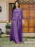Lace Chiffon Square Neck 3/4 Sleeves 3 Pieces Plus Size Pantsuits with Appliques & Jacket