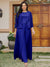 Lace Chiffon Square Neck 3/4 Sleeves 3 Pieces Plus Size Pantsuits with Appliques & Jacket
