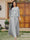 Lace Chiffon Square Neck 3/4 Sleeves 3 Pieces Plus Size Pantsuits with Appliques & Jacket