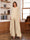 Chiffon Scoop Long Sleeves 3 Pieces Pantsuits with Jacket