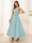 A-Line/Princess V Neck Sleeveless Long Evening Dresses with Bow Knot