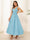 A-Line/Princess V Neck Sleeveless Long Evening Dresses with Bow Knot