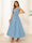 A-Line/Princess V Neck Sleeveless Long Evening Dresses with Bow Knot