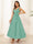 A-Line/Princess V Neck Sleeveless Long Evening Dresses with Bow Knot