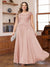 A-Line/Princess Scoop Short Sleeves Chiffon Plus Size Mother of the Bride Dresses with Applique
