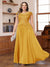 A-Line/Princess Scoop Short Sleeves Chiffon Plus Size Mother of the Bride Dresses with Applique