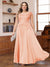 A-Line/Princess Scoop Short Sleeves Chiffon Plus Size Mother of the Bride Dresses with Applique