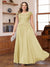 A-Line/Princess Scoop Short Sleeves Chiffon Plus Size Mother of the Bride Dresses with Applique