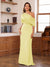 Sheath/Column One-Shoulder Short Sleeve Ruched Mother of the Bride Dresses
