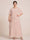 A-Line/Princess Scoop Short Sleeves Tiered Chiffon  Plus Size Mother of the Bride Dresses