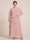 A-Line/Princess Scoop Short Sleeves Tiered Chiffon  Plus Size Mother of the Bride Dresses
