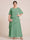 A-Line/Princess Scoop Short Sleeves Tiered Chiffon  Plus Size Mother of the Bride Dresses