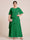 A-Line/Princess Scoop Short Sleeves Tiered Chiffon  Plus Size Mother of the Bride Dresses