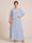A-Line/Princess Scoop Short Sleeves Tiered Chiffon  Plus Size Mother of the Bride Dresses