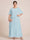 A-Line/Princess Scoop Short Sleeves Tiered Chiffon  Plus Size Mother of the Bride Dresses