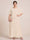 A-Line/Princess Scoop Short Sleeves Tiered Chiffon  Plus Size Mother of the Bride Dresses