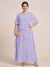 A-Line/Princess Scoop Short Sleeves Tiered Chiffon  Plus Size Mother of the Bride Dresses