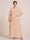 A-Line/Princess Scoop Short Sleeves Tiered Chiffon  Plus Size Mother of the Bride Dresses