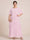 A-Line/Princess Scoop Short Sleeves Tiered Chiffon  Plus Size Mother of the Bride Dresses