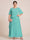 A-Line/Princess Scoop Short Sleeves Tiered Chiffon  Plus Size Mother of the Bride Dresses