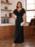 Sheath/Column V-Neck Short Sleeves Ruched Mother of the Bride Dresses