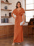 Sheath/Column V-Neck Short Sleeves Ruched Mother of the Bride Dresses