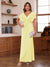 Sheath/Column V-Neck Short Sleeves Ruched Mother of the Bride Dresses