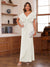 Sheath/Column V-Neck Short Sleeves Ruched Mother of the Bride Dresses