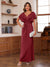 Sheath/Column V-Neck Short Sleeves Ruched Mother of the Bride Dresses